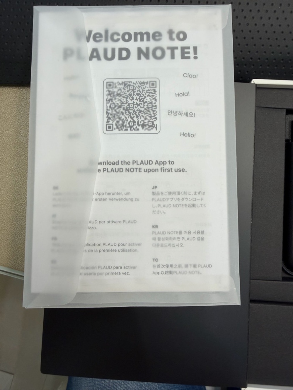 Note AI Voice Recorder — Gray - Picture 4 of 4